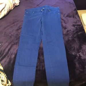 Cobalt Blue skinny jeans from Maurice’s